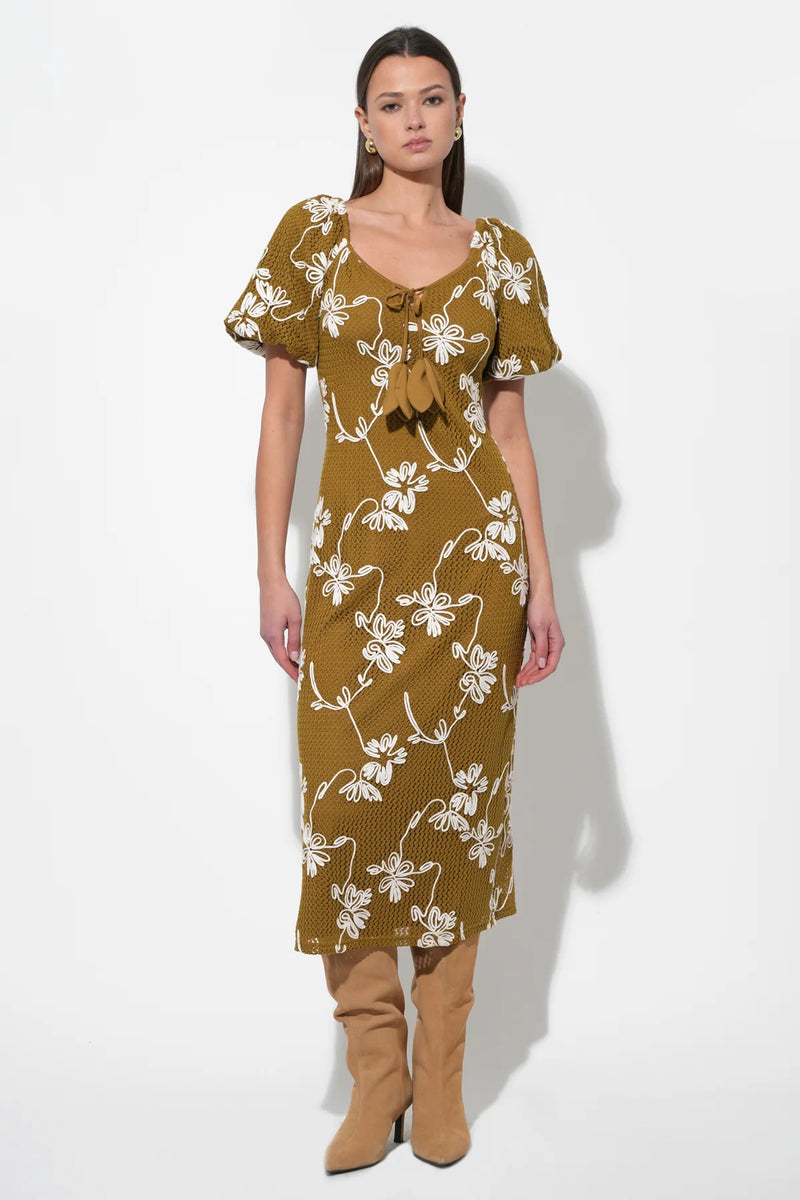 ora knit midi dress Ora Knit Midi Dress