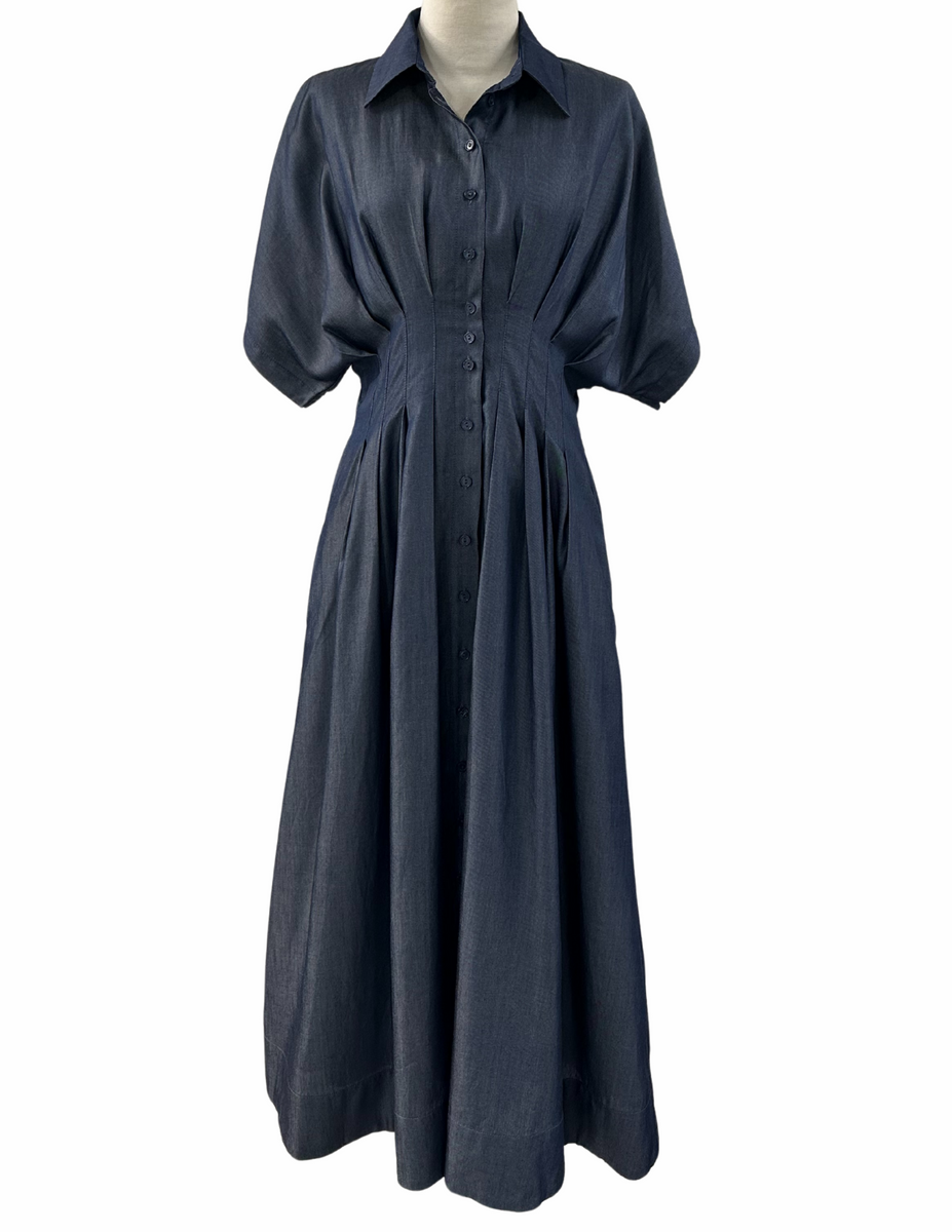 greta midi dress Greta Dress Navy / Small