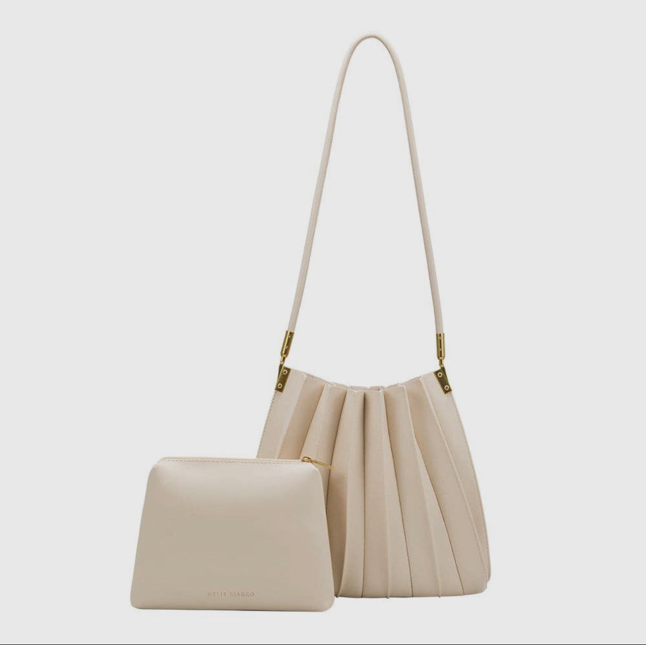 Melie Bianco Carrie Vegan Leather Shoulder Bag