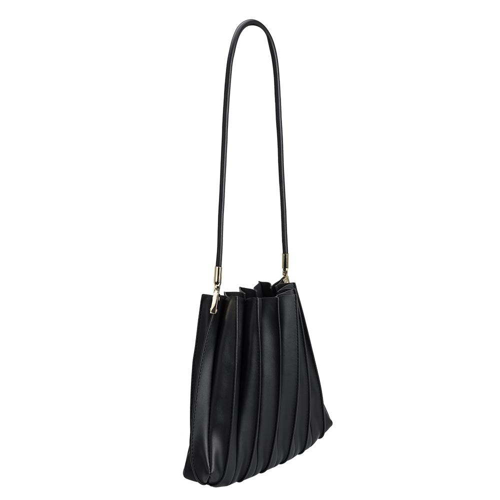 Carrie Pleated Shoulder Bag - The Pomegranate Boutique