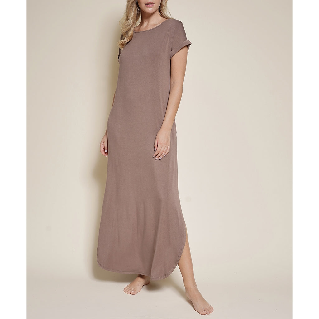 Bamboo Maxi Dress - The Pomegranate Boutique