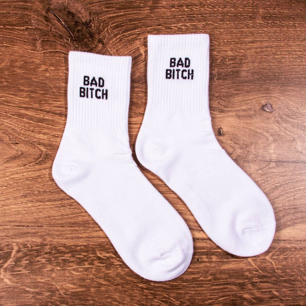 BAD BITCH ANKLE SOCKS - The Pomegranate Boutique