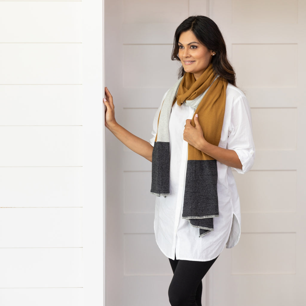 Dreamsoft Organic Cotton Travel Scarf - The Pomegranate Boutique
