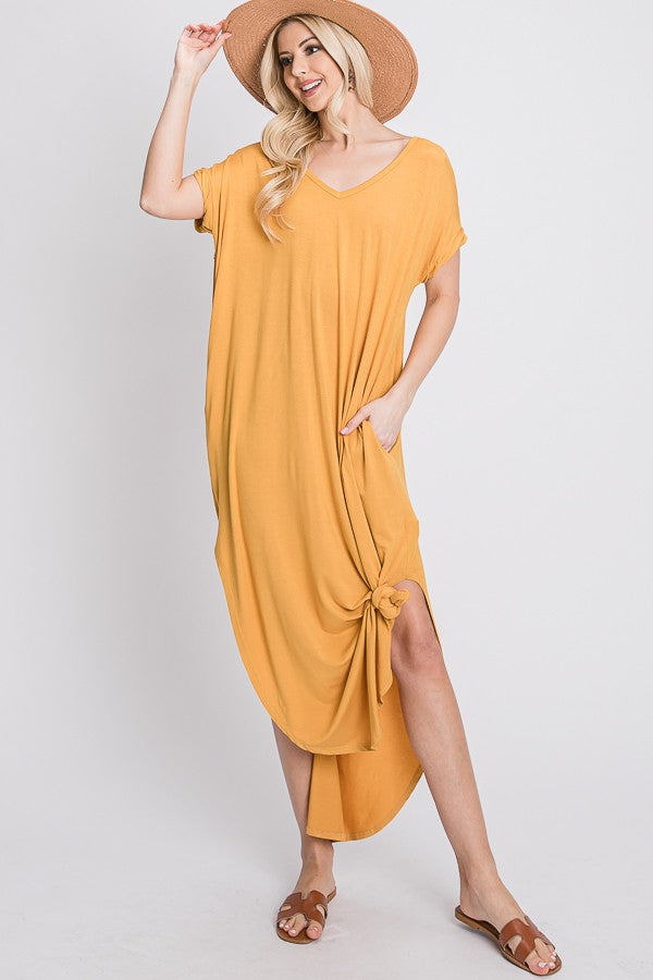 T shirt material maxi dress new arrivals