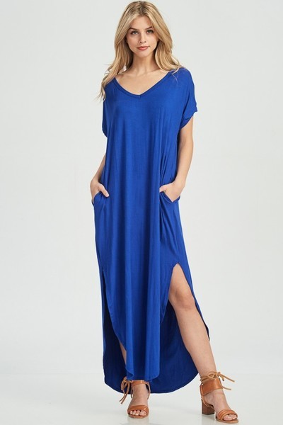 Women's t shirt maxi dress 2025