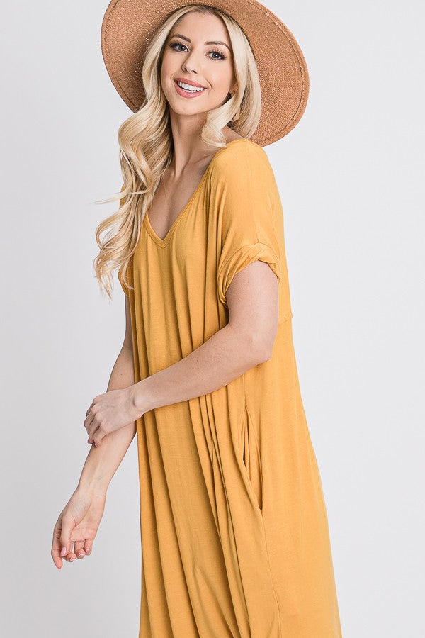 Yellow t best sale shirt dress
