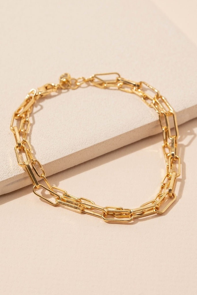 Layered Chain Bracelet - The Pomegranate Boutique