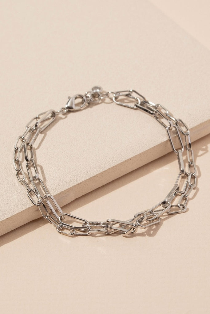 Layered Chain Bracelet - The Pomegranate Boutique