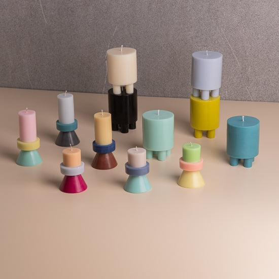 Mini Stack Candles - The Pomegranate Boutique