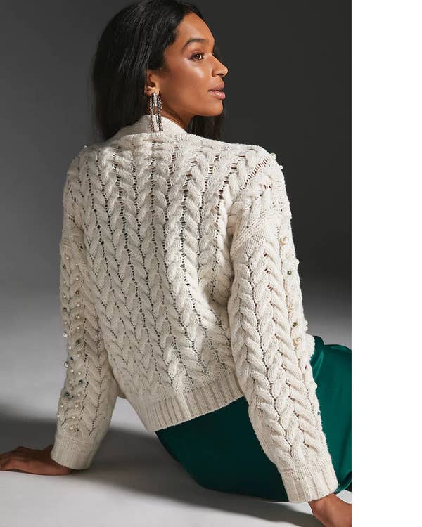 Pearl Mesh Cardigan – Rag & Muffin