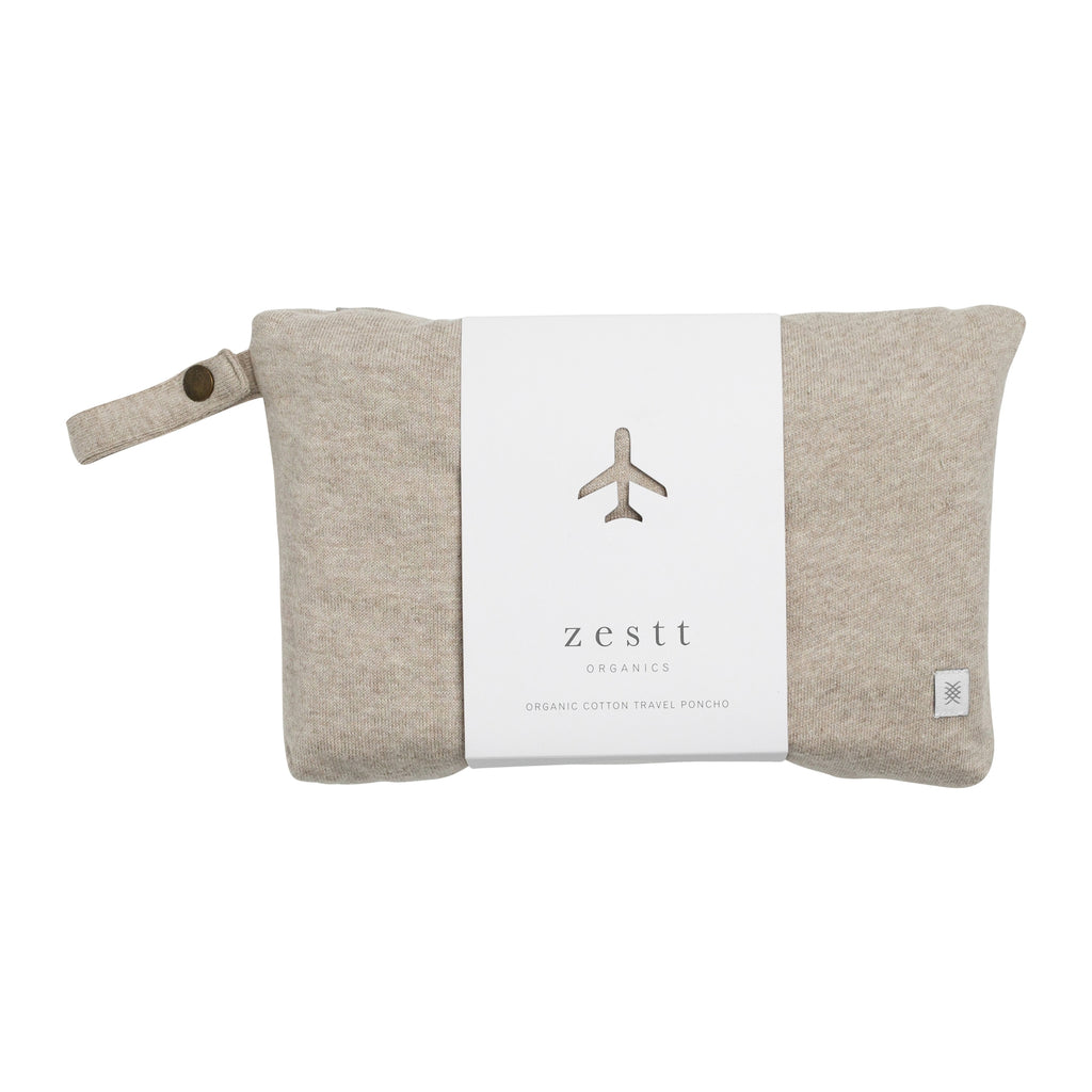 Organic Cotton Travel Poncho - The Pomegranate Boutique