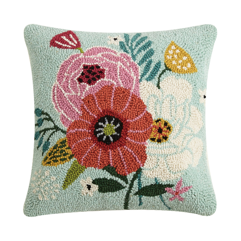 Chic Blooms Pillow - The Pomegranate Boutique