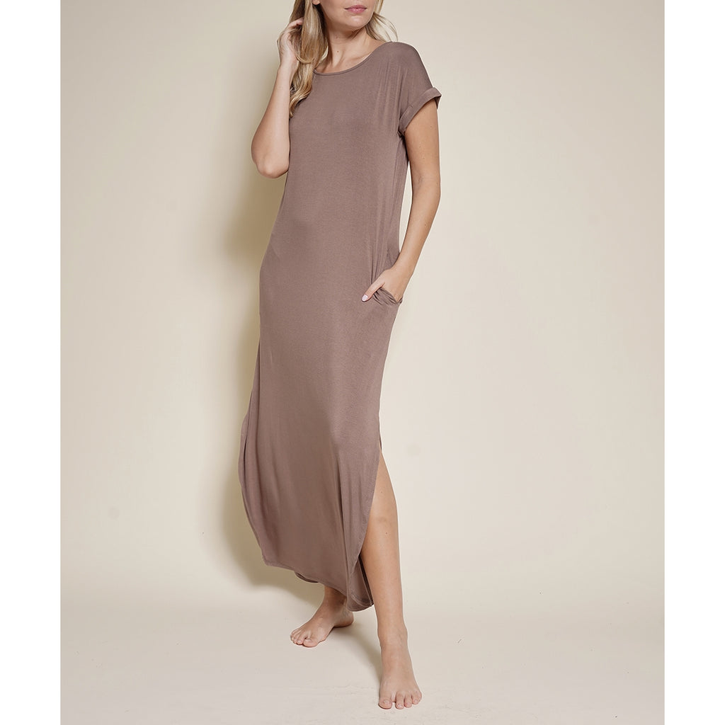 Bamboo Maxi Dress - The Pomegranate Boutique