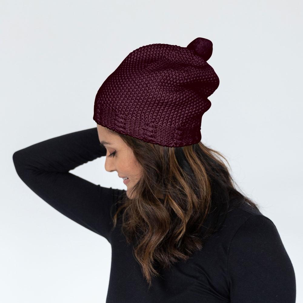 Pom Pom Hat - The Pomegranate Boutique