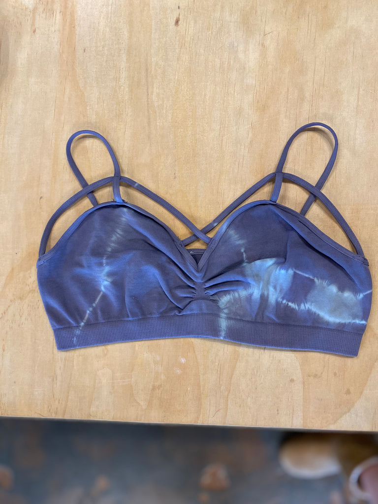 Indigo Skies Crisscross Bralette - The Pomegranate Boutique