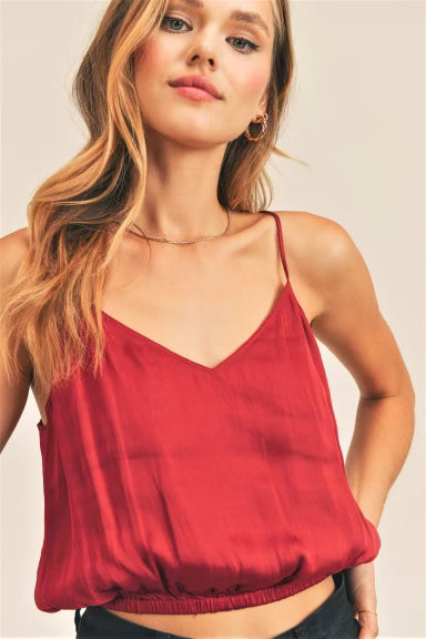 Silky Amore Top - The Pomegranate Boutique